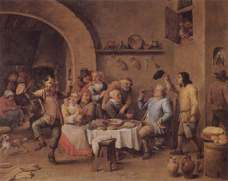 TENIERS, David the Younger Twelfth Night China oil painting art